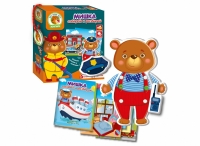 Мишка. Игра с подвижными деталями 