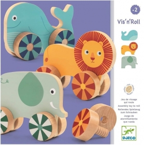 Прикрути колеса. Развивающая игра Djeco 