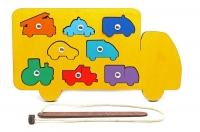 Игра с магнитами Машины