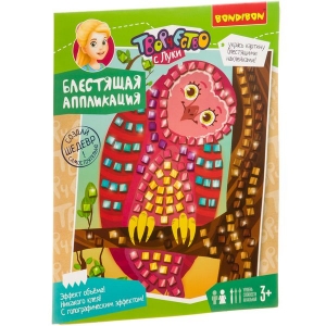 Совушка. Блестящая аппликация