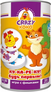 Ку-ка-ре-ку! Настольная игра в тубусе 