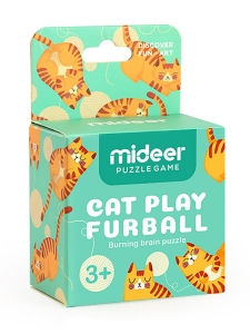 Головоломка Кошка играет с клубком