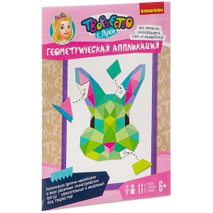 Заяц. Геометрическая аппликация