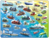 Пазл Larsen История транспорта, 54 детали