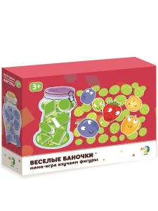 Веселые баночки. Мемо-игра Изучаем фигуры 